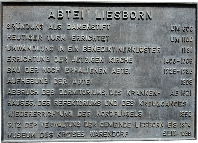 Legende Kloster Liesborn
